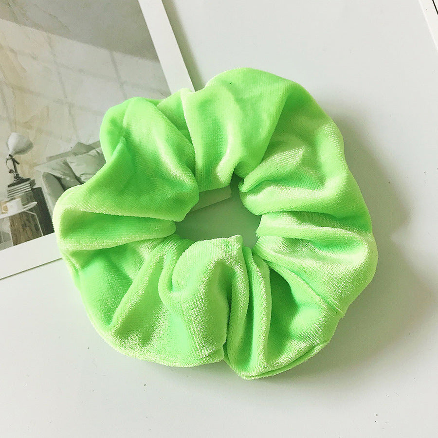 Flannel Hair Tie Ponytail Flannel Hair Tie Ponytail